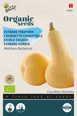 Buzzy Organic Essbare Kürbis Waltham Butternut (BIO)