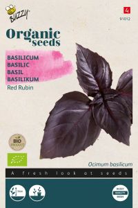 Buzzy Organic Basilikum Red Rubin (BIO)
