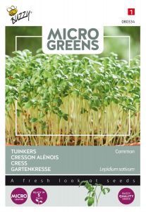 Buzzy Microgreens, Gartenkresse Einfache